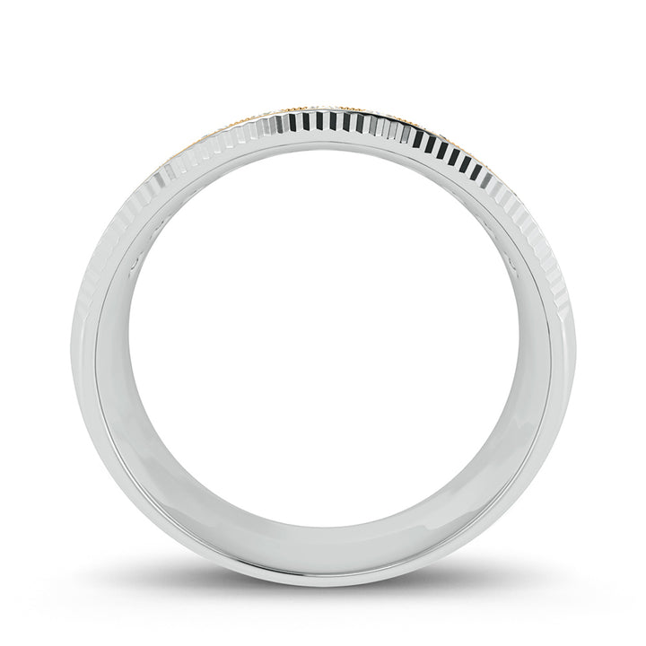14K 1.00ct Diamond Mens Band
