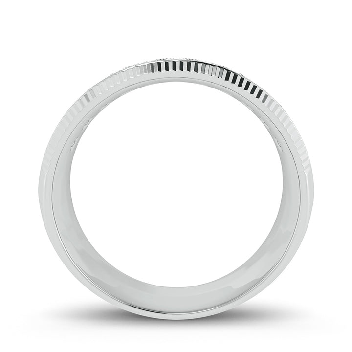 14K 1.00ct Diamond Mens Band
