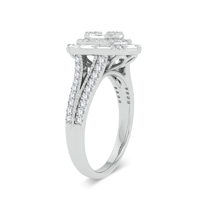 Timeless 14k Rose Gold 0.75ct Lab Diamond Engagement Ring