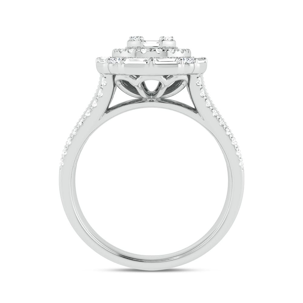 Timeless 14k Rose Gold 0.75ct Lab Diamond Engagement Ring