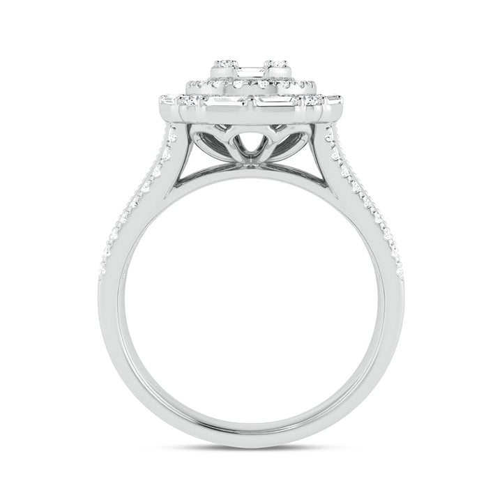 Timeless 14k Rose Gold 0.75ct Lab Diamond Engagement Ring