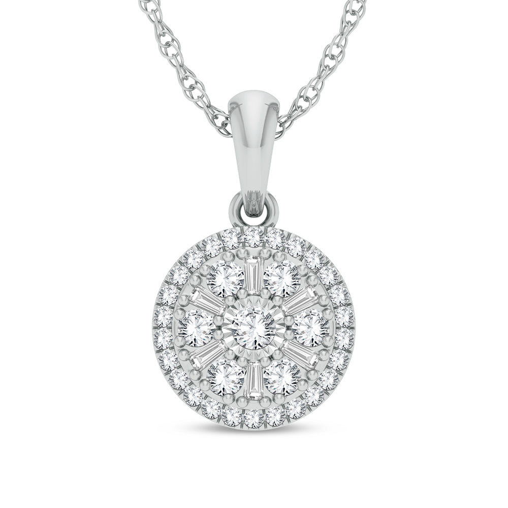 14K 0.25ct Diamond Pendant