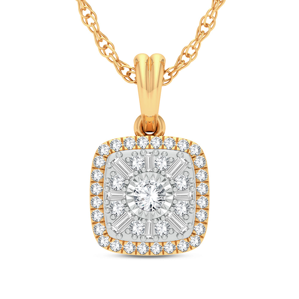 14K 0.25ct Diamond Pendant