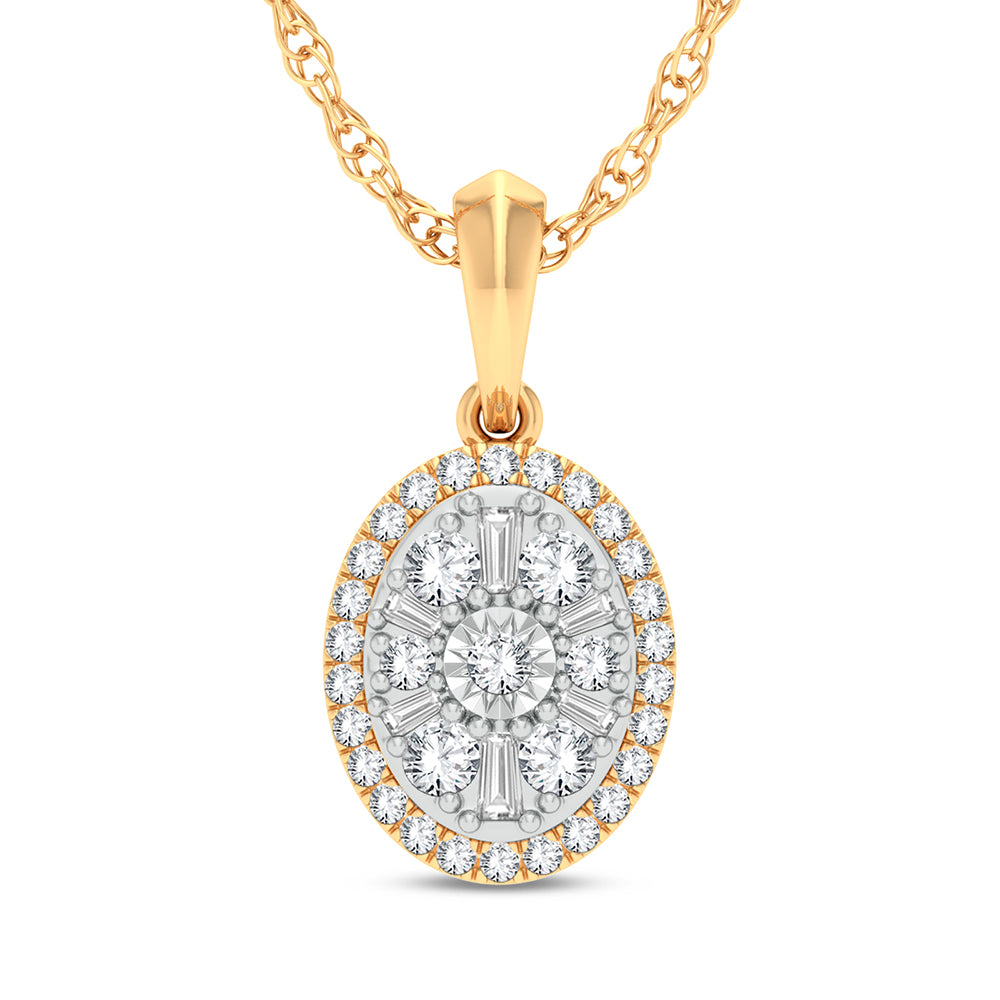 14K 0.25ct Diamond Pendant