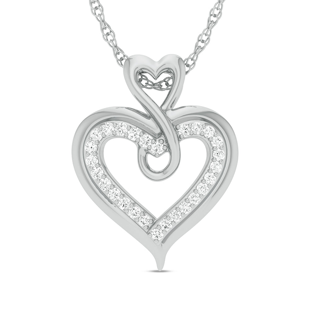 10K 0.13ct Diamond Pendant