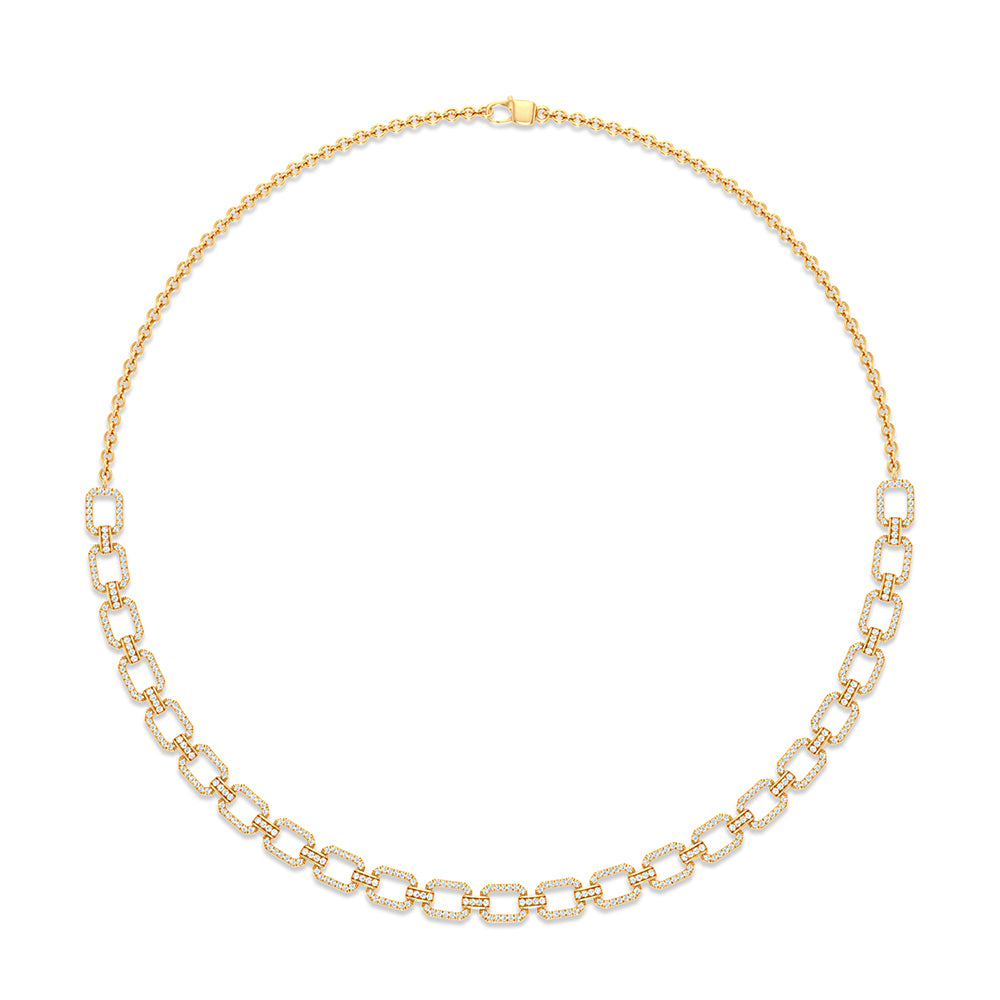 14K 1.00ct Diamond Necklace