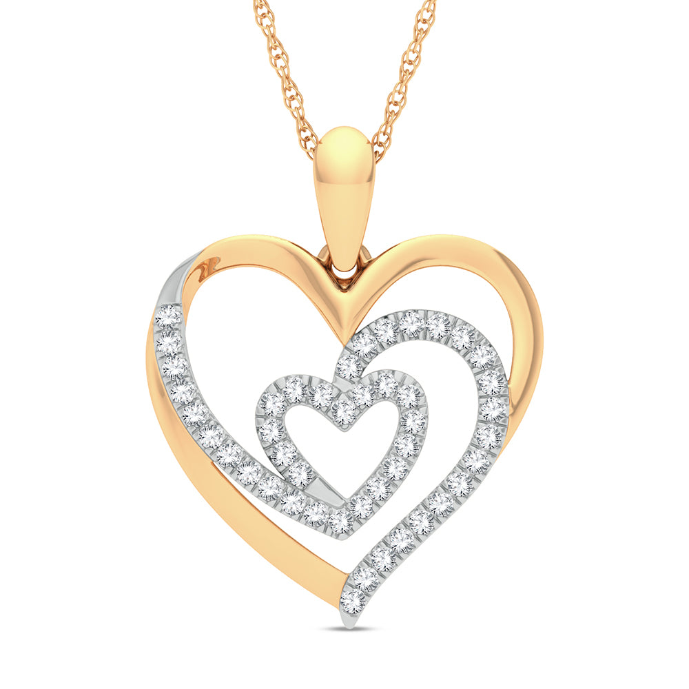 14K 0.13ct Diamond Pendant