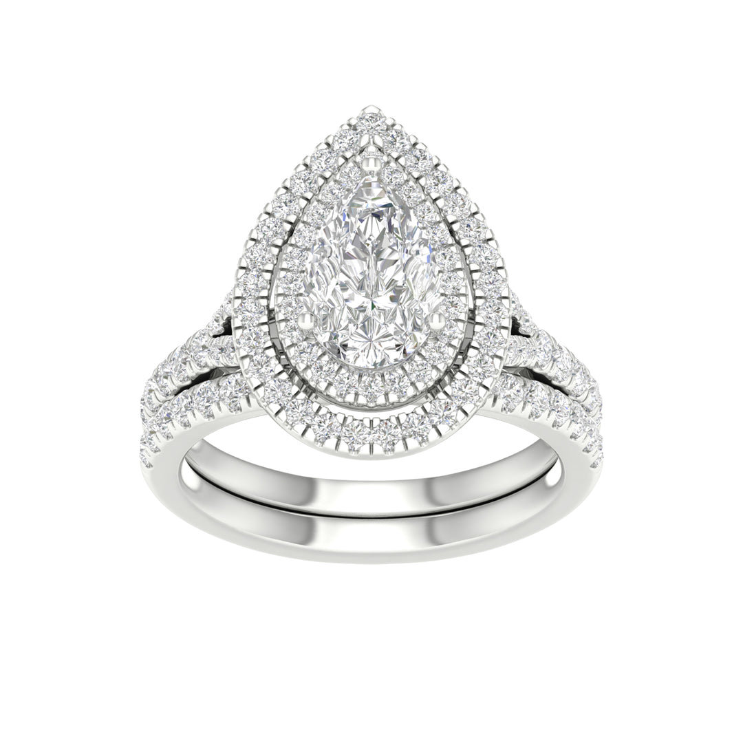 14K 2.25CT Lab Grown Diamond Bridal Ring