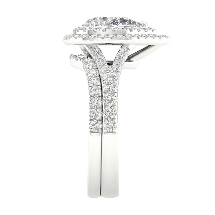 14K White Gold 1.75CT Certified Lab Diamond Engagement Ring