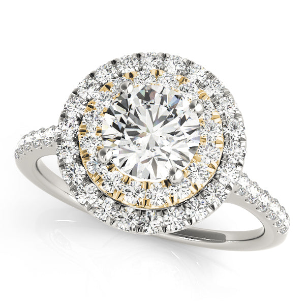 Halo Diamond Engagement Ring