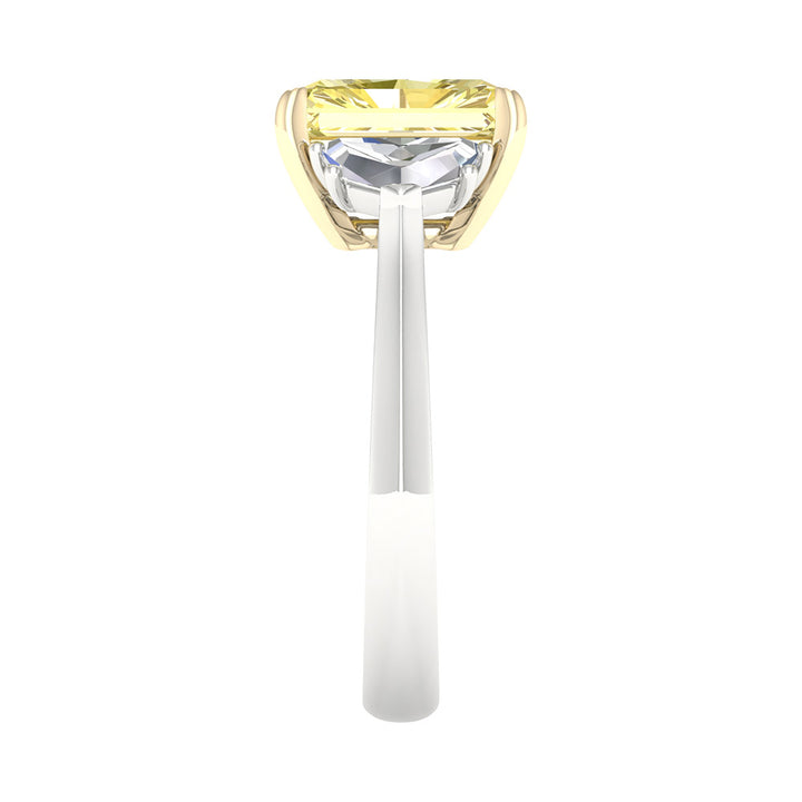 Brilliant 14K White Gold 2.91CT Lab Grown Diamond Ring