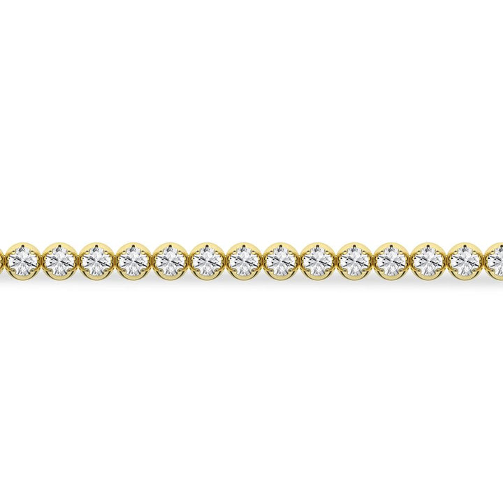 14K Yellow Gold 1ct Lab Diamond Bracelet - IGI Certified