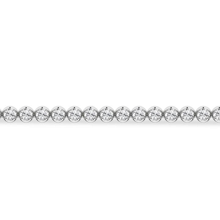 Luminous 10ct Lab Diamond Bracelet in Pristine White Gold