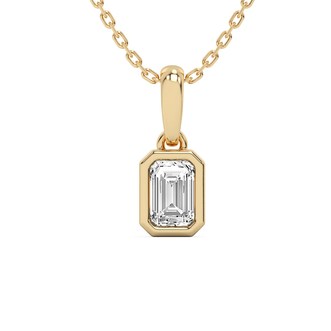 Certified 0.50ct Lab Diamond Pendant in Luminous 14K Gold
