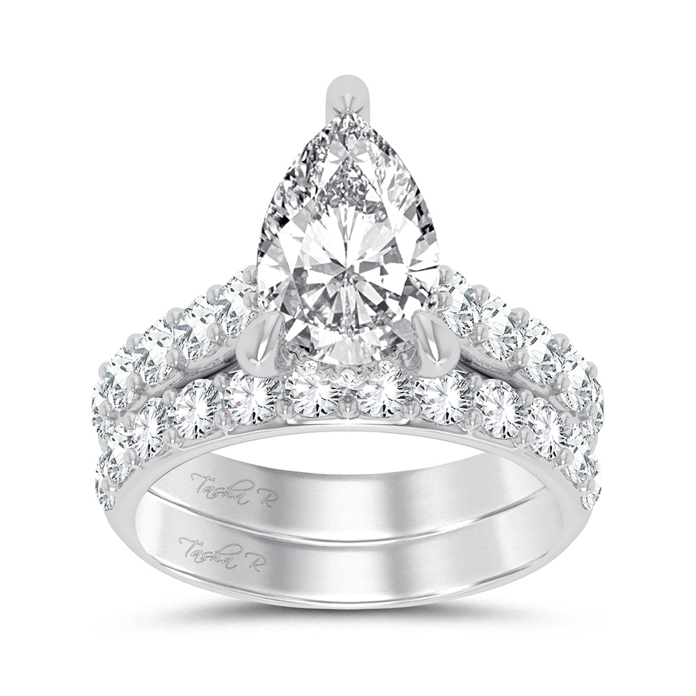 14K 5.00CT Certified Lab Grown Diamond Bridal Ring