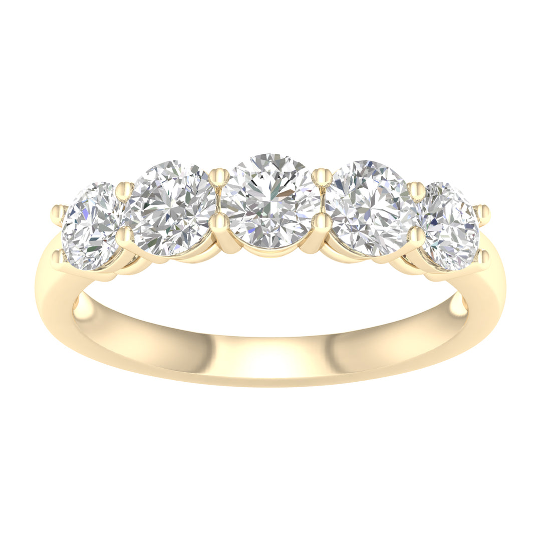 Certified 14k White Gold 1.50CT Lab Diamond Womens Ring