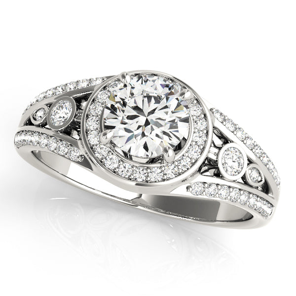 ENGAGEMENT RINGS HALO ROUND