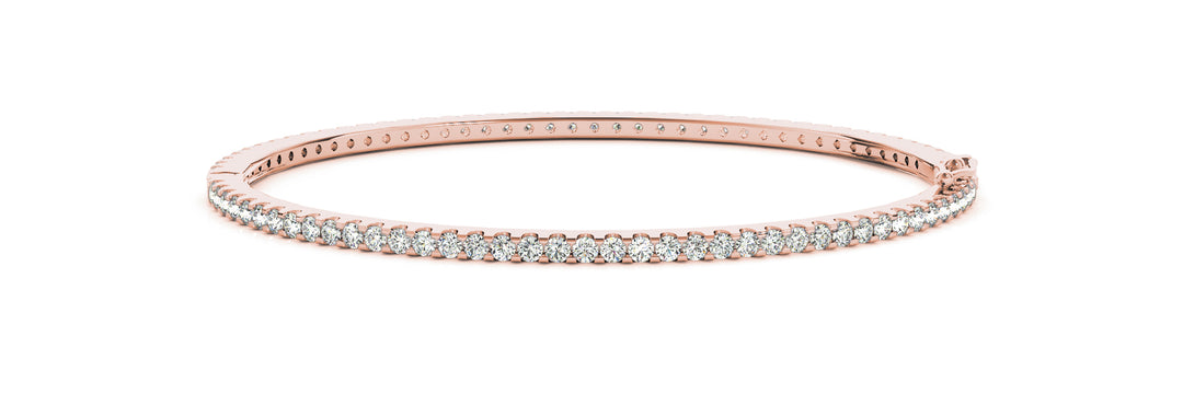 14K Rose Gold Diamond Fashion Bracelet