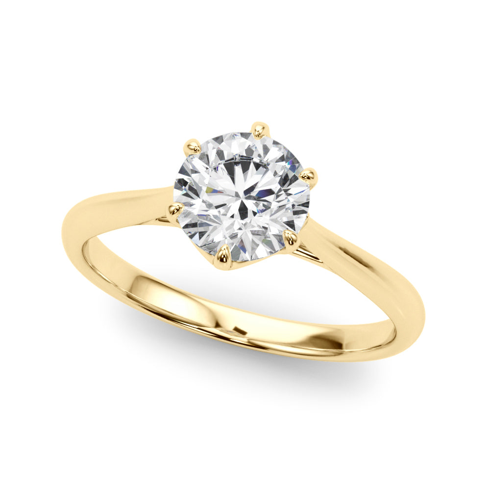 Solitaire Diamond Engagement Ring