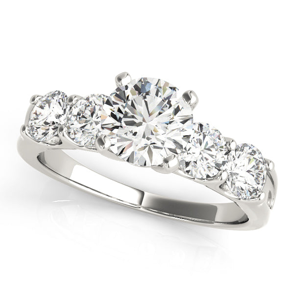 ENGAGEMENT RINGS SINGLE ROW PRONG SET