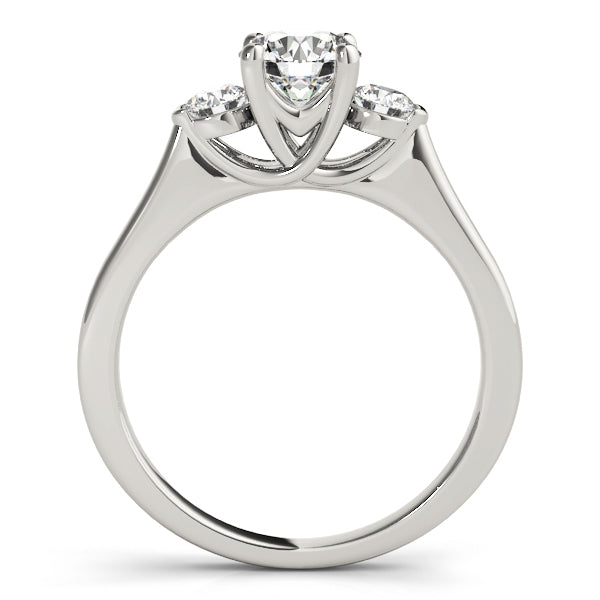 ENGAGEMENT RINGS 3 STONE ROUND