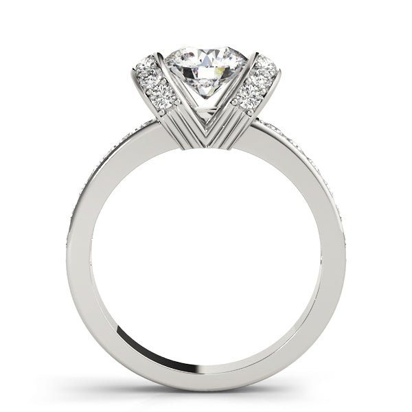 ENGAGEMENT RINGS SINGLE ROW PRONG SET