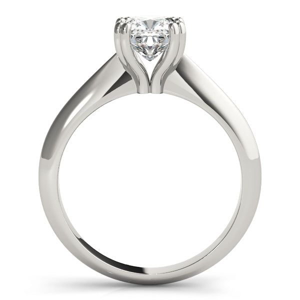 DOUBLE PRONG CUSHION ENGAGEMENT RING