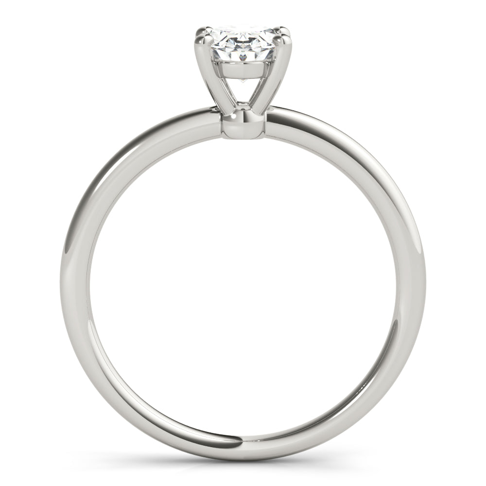 0.25CT Oval Diamond Solitaire Engagement Ring