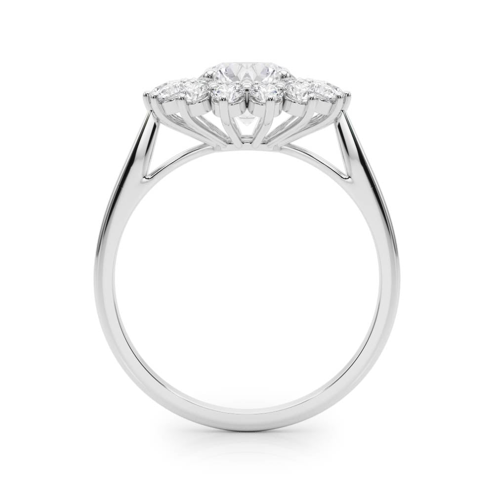 Halo Diamond Engagement Ring