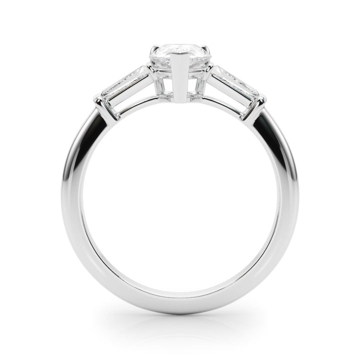 Taper Baguette Diamond Engagement Ring