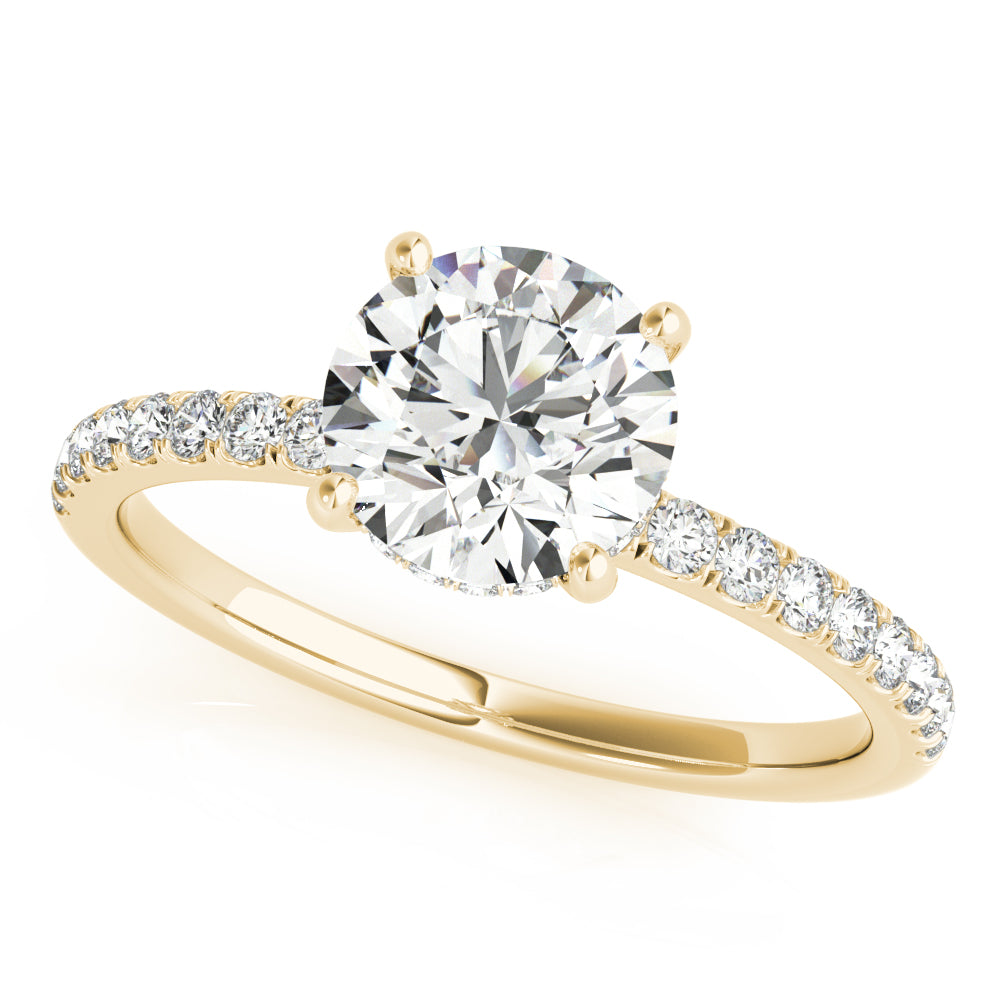 Halo Diamond Engagement Ring