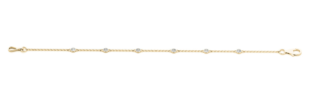 1 ROW DIAMONDS DIAMOND & CHAIN