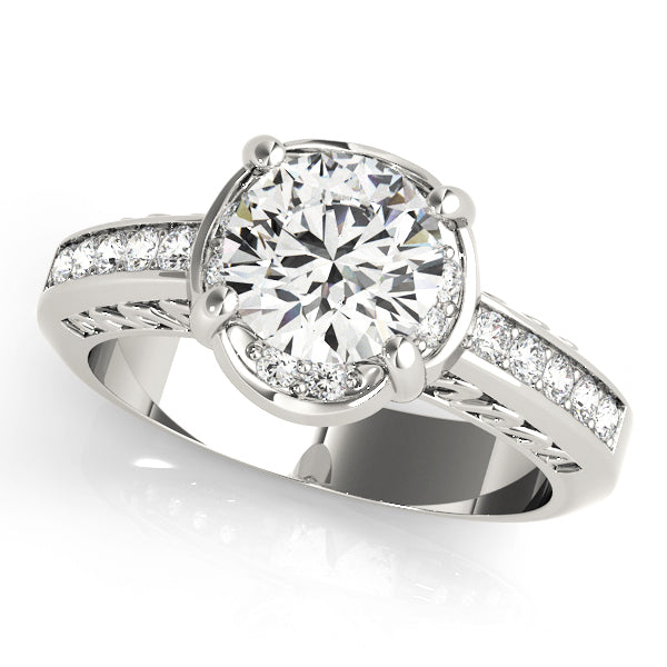 ENGAGEMENT RINGS SINGLE ROW PRONG SET