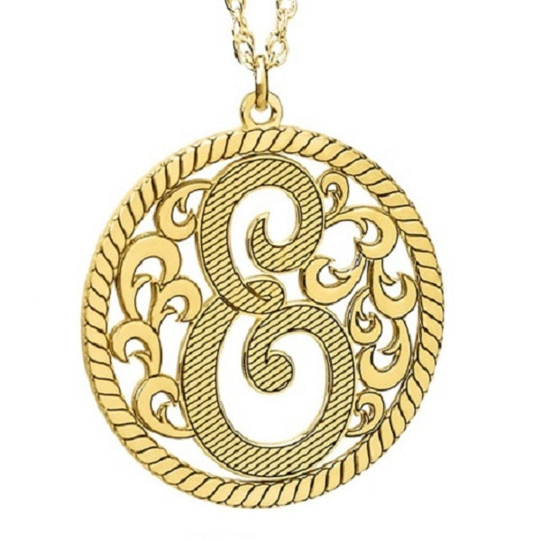 Personalized Gold Fashion Pendant
